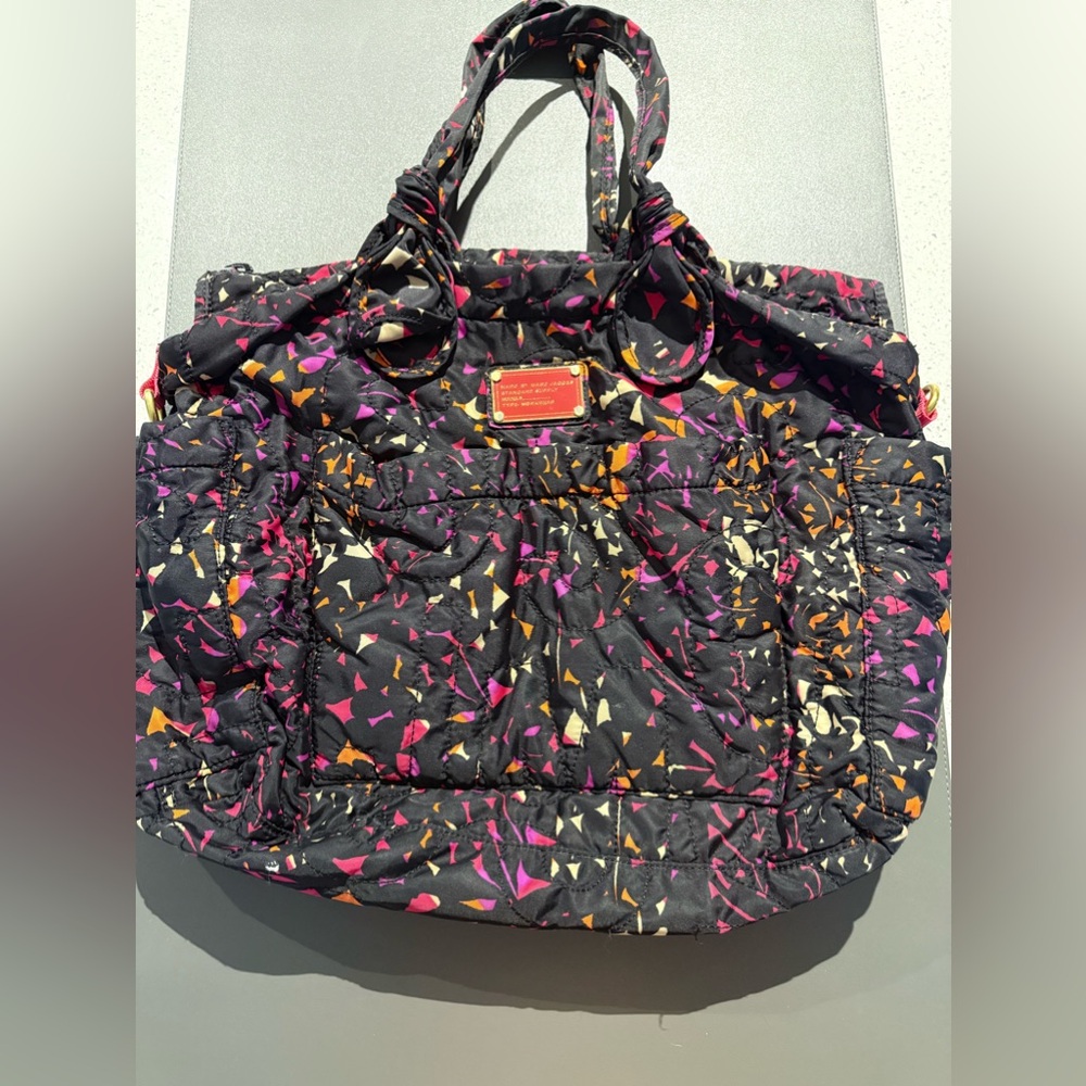 Marc by Marc Jacobs Pretty Nylon Tate Tote Red Shoulder Bag